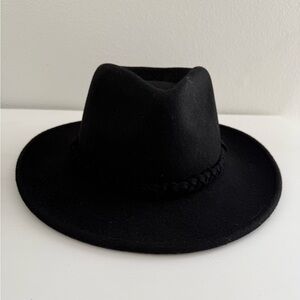 Pepe jeans Stylish Black Fedora Hat